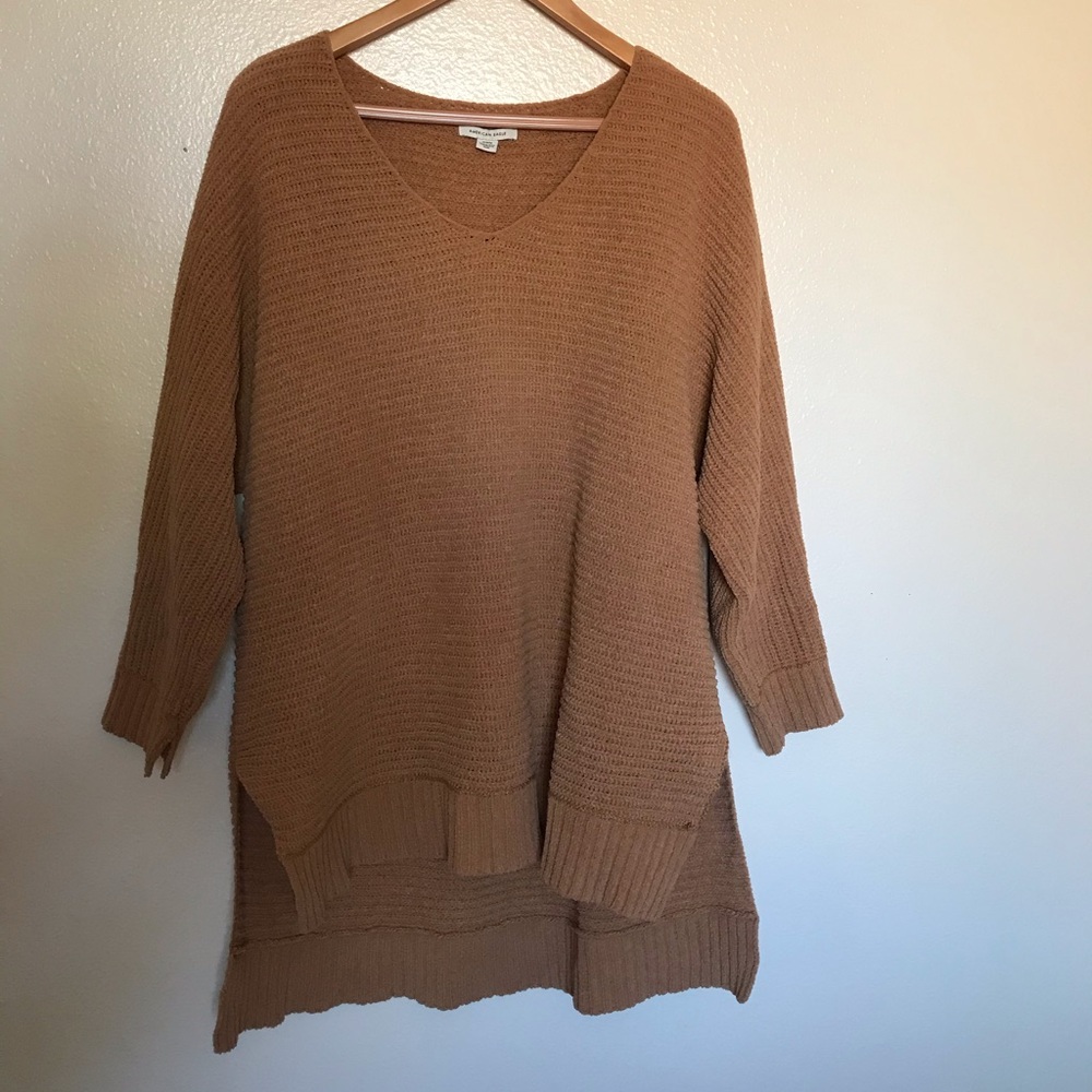 American Eagle Mustard Knit Sweater